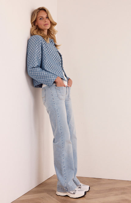 Tramontana Jeans Straight Light Blue Denim B01-19-101 1 Stretchshop.nl