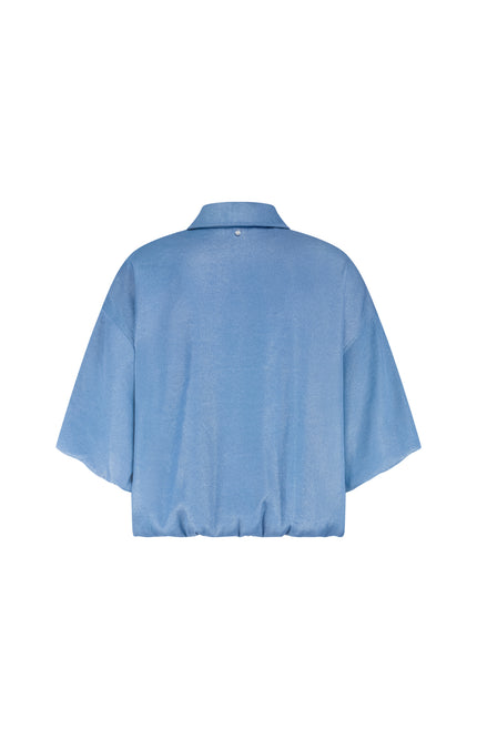 Tramontana Jacket Balloon Shaped Coated Breezy Blue C08-19-801 2 Stretchshop.nl