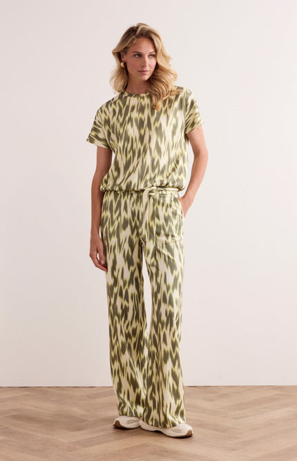 Tramontana Top Green Fade Print Aloe C15-19-401 2 Stretchshop.nl