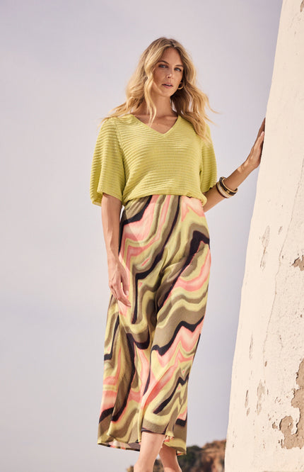 Tramontana Rok Sunset Desert Print Multi Colours C18-19-201 2 Stretchshop.nl