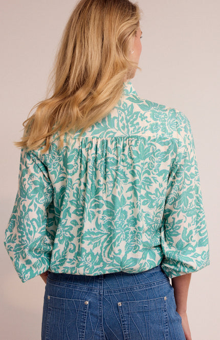 Blouse Emerald Flourish C21-19-301 1