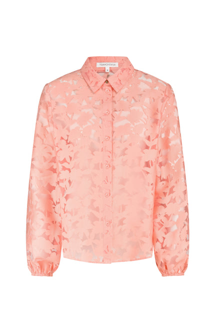 Tramontana Blouse Ausbrenner Peach Infusion C29-19-301 2 Stretchshop.nl