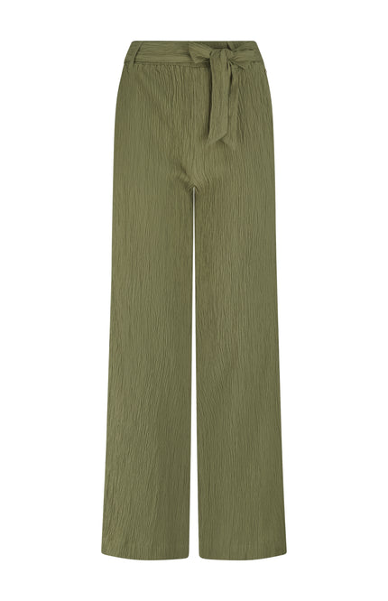 Tramontana Broek Creased Wide Leg Aloe C30-19-101 2 Stretchshop.nl