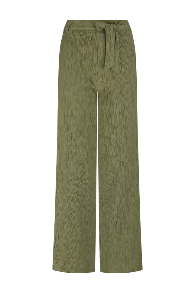 Tramontana Broek Creased Wide Leg Aloe C30-19-101 2 Stretchshop.nl