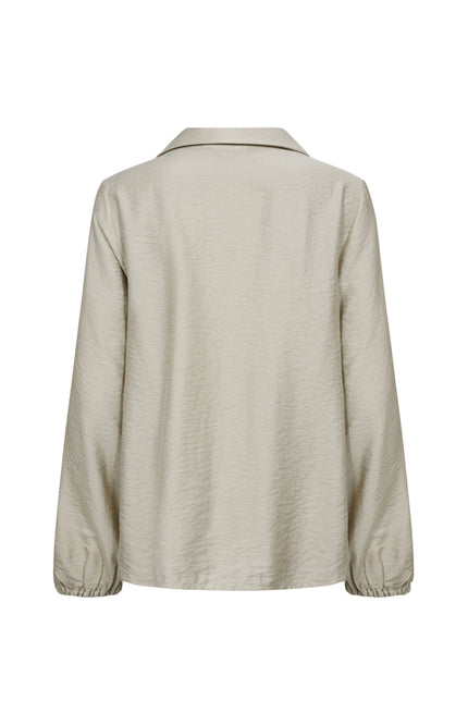 Freequent Blouse Fqisela Silver Mink 207409 Stretchshop.nl