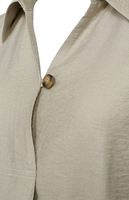 Freequent Blouse Fqisela Silver Mink 207409 Stretchshop.nl