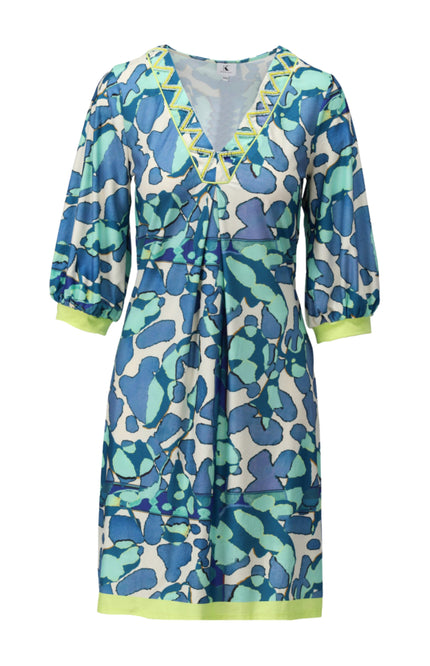 Jurk V-Hals Met Design C107-P120