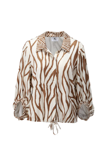 K-design Blouse Met Design C207-P077 Stretchshop.nl