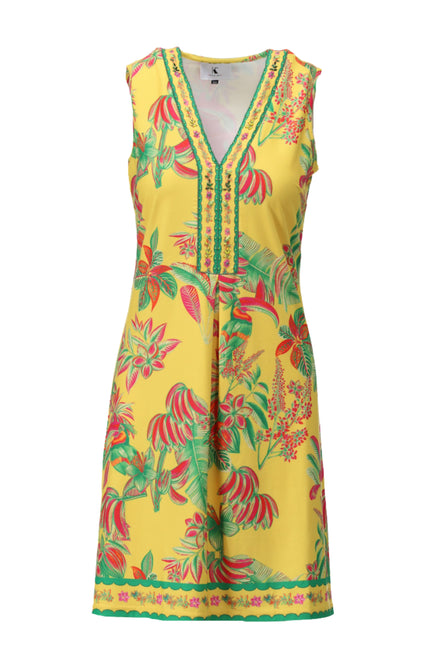 Jurk Mouwloos Met Design C400-P138