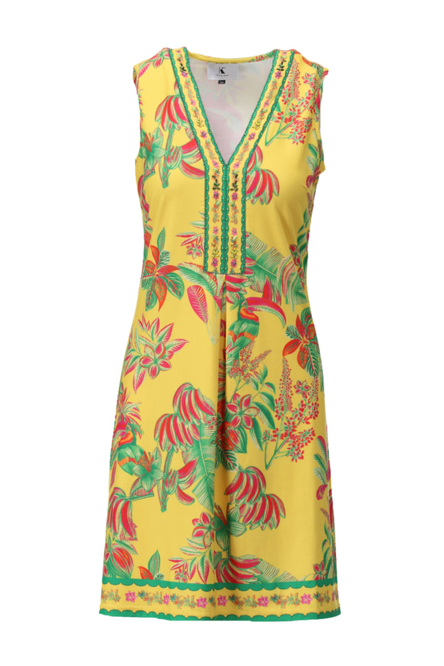 Jurk Mouwloos Met Design C400-P138