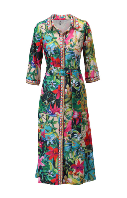 Jurk Maxi Met Design C410-P135