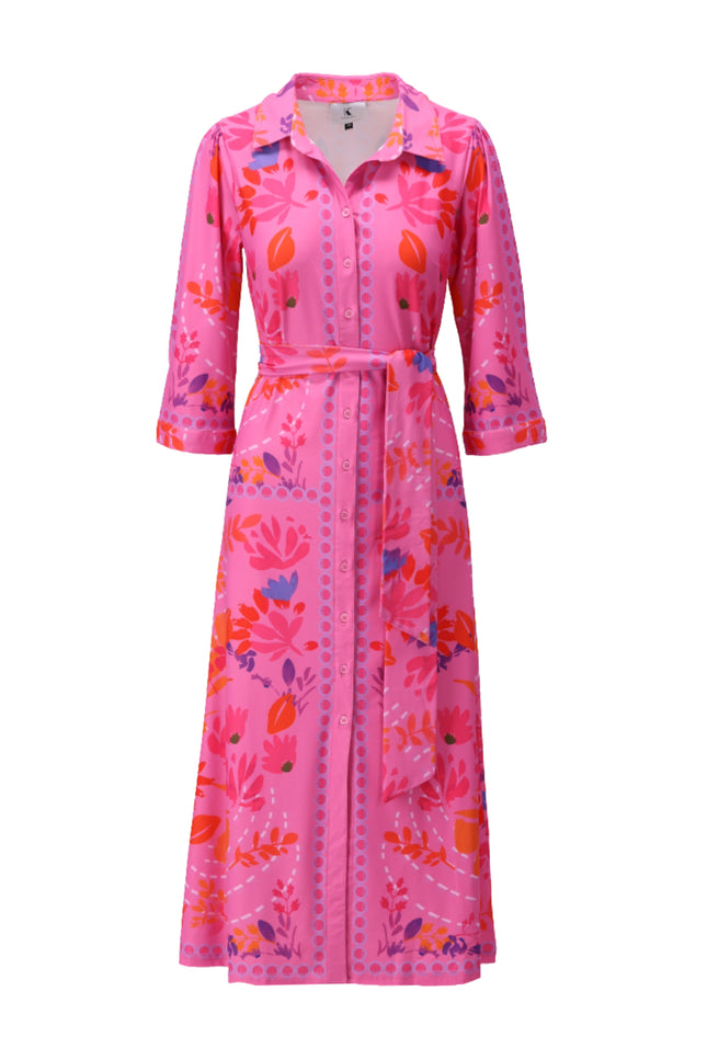 Jurk Maxi Met Design C414-P130