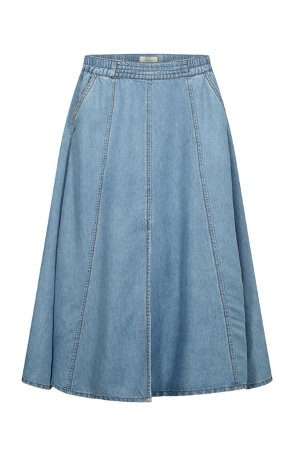 Freequent Rok Fqmilo Light Blue Denim 208292 Stretchshop.nl