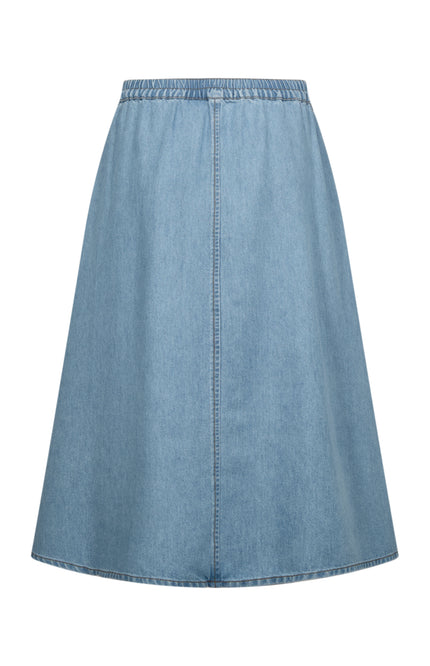 Freequent Rok Fqmilo Light Blue Denim 208292 Stretchshop.nl