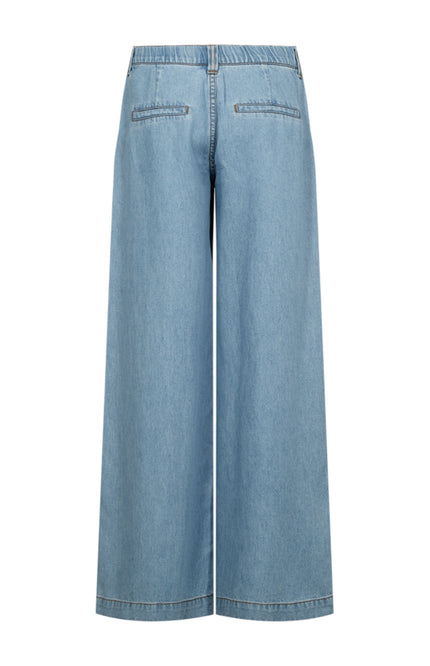 Freequent Broek Fqmilo Light Blue Denim 208302 Stretchshop.nl