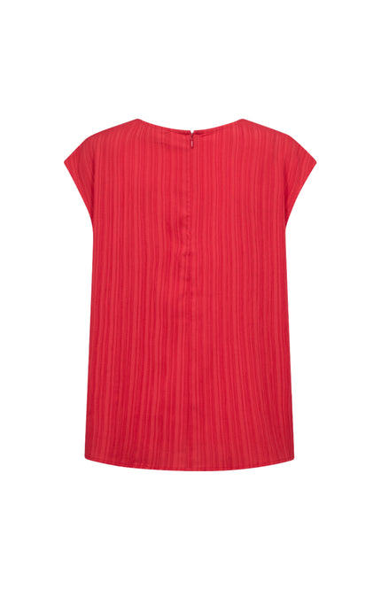 Freequent Blouse Fqgrsvalse True Red 207685 Stretchshop.nl