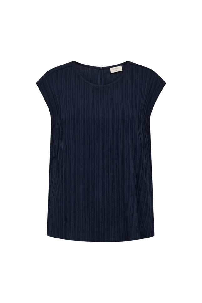 Freequent Blouse Fqgrsvalse Navy Blazer 207685 Stretchshop.nl