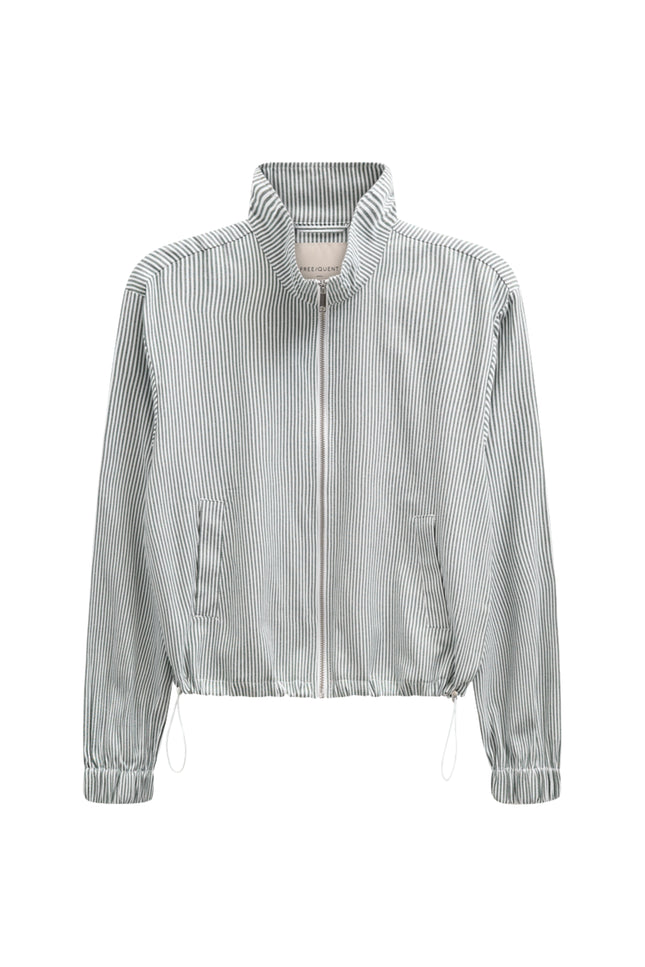 Freequent Jacket Fqkaro Star Offwhite Dark Forest 207840 Stretchshop.nl