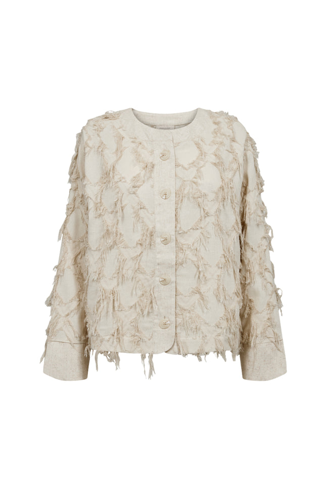 Freequent Jacket Fqfolly Moonbeam Melange 208157 Stretchshop.nl