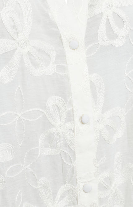 Freequent Blouse Fqrandy Star Offwhite 207729 Stretchshop.nl