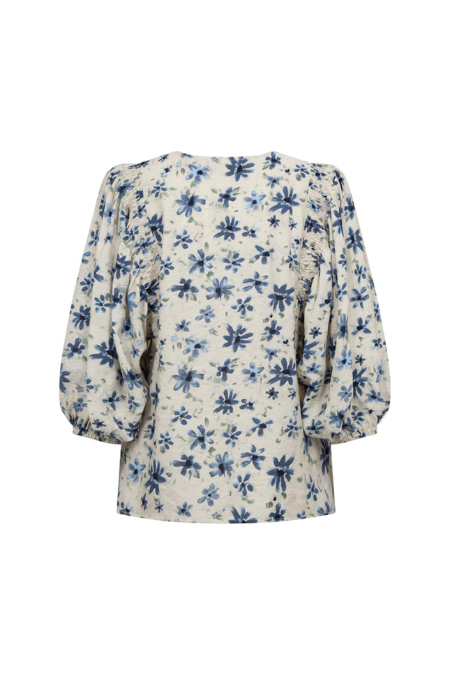 Freequent Blouse Fqjovi Moonbeam Vintage Indigo 208165 Stretchshop.nl