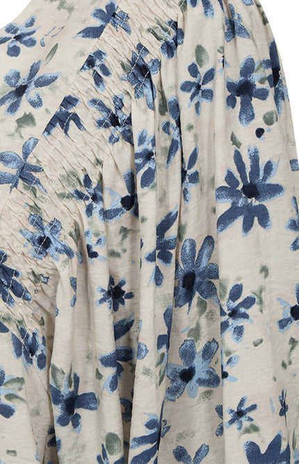 Freequent Blouse Fqjovi Moonbeam Vintage Indigo 208165 Stretchshop.nl