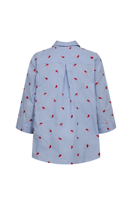 Freequent Blouse Fqrosan Blue Bell Sweet Lilac 207696 Stretchshop.nl
