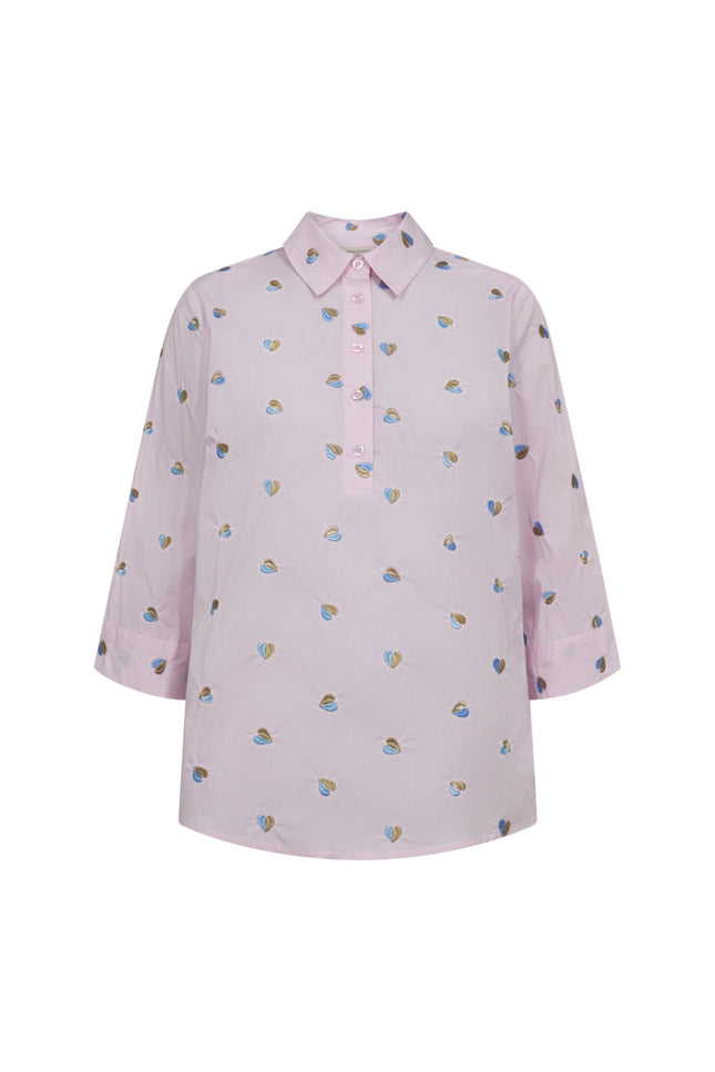 Freequent Blouse Fqrosan Sweet Lilac Blue Bell 207696 Stretchshop.nl