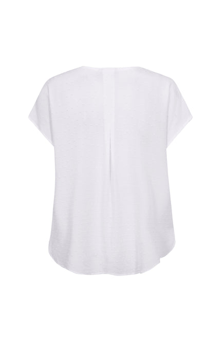 Freequent Blouse Fqkalya Brilliant White 207769 Stretchshop.nl