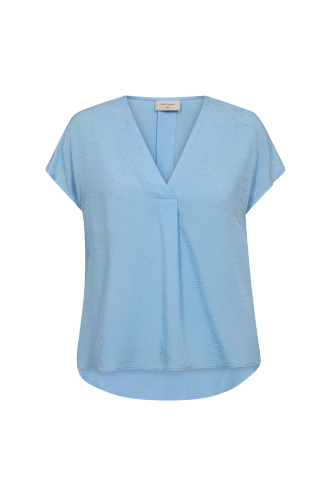 Freequent Blouse Fqkalya Blue Bell 207769 Stretchshop.nl