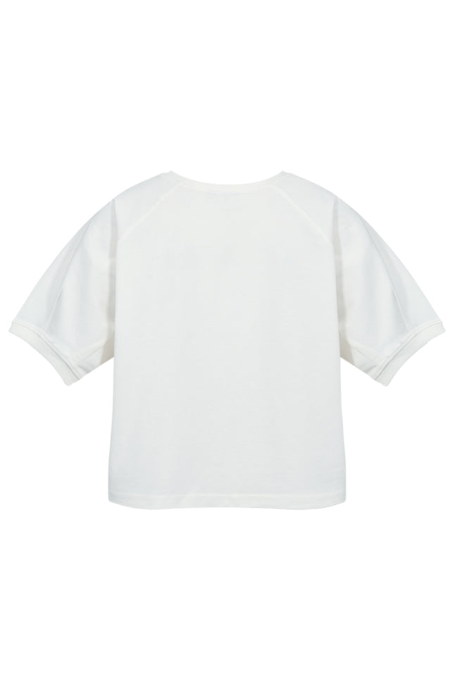 Freequent T-shirt Fqcomte Star Offwhite 208172 Stretchshop.nl