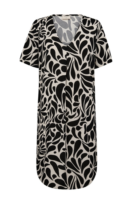 Freequent Jurk Fqfloi Moonbeam Black 207677 Stretchshop.nl