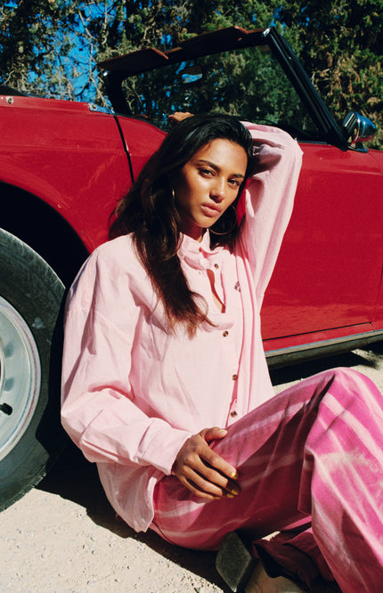 Broek Mayra Pink Tie Dye SS6Z103