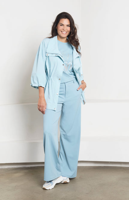 Zoso Travel Broek Miriam Sea Green 261 Stretchshop.nl
