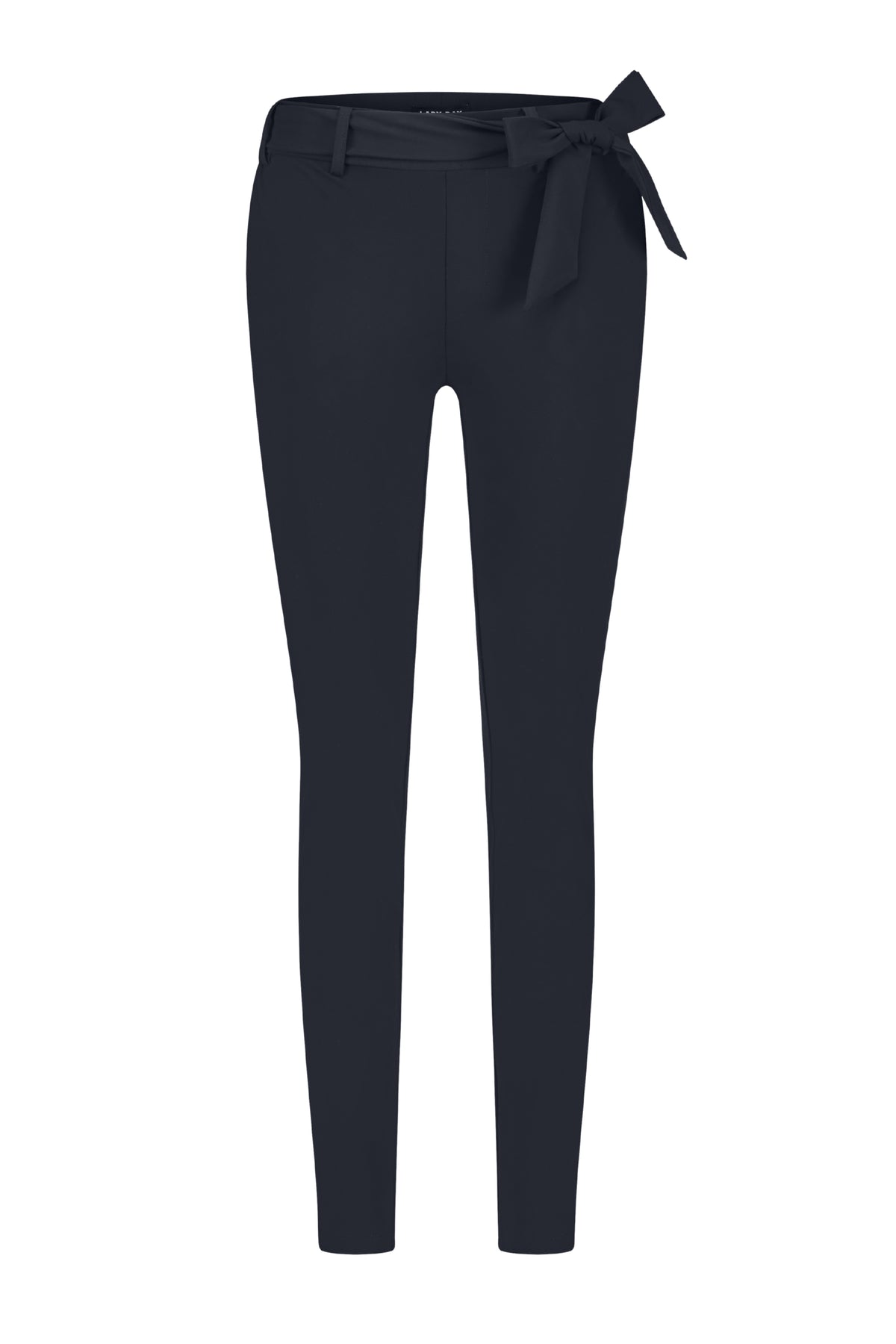 Lady Day Travel Broek Tokyo Blue met rechte snit en comfortabele pasvorm, geschikt voor reizen en casual dragen.