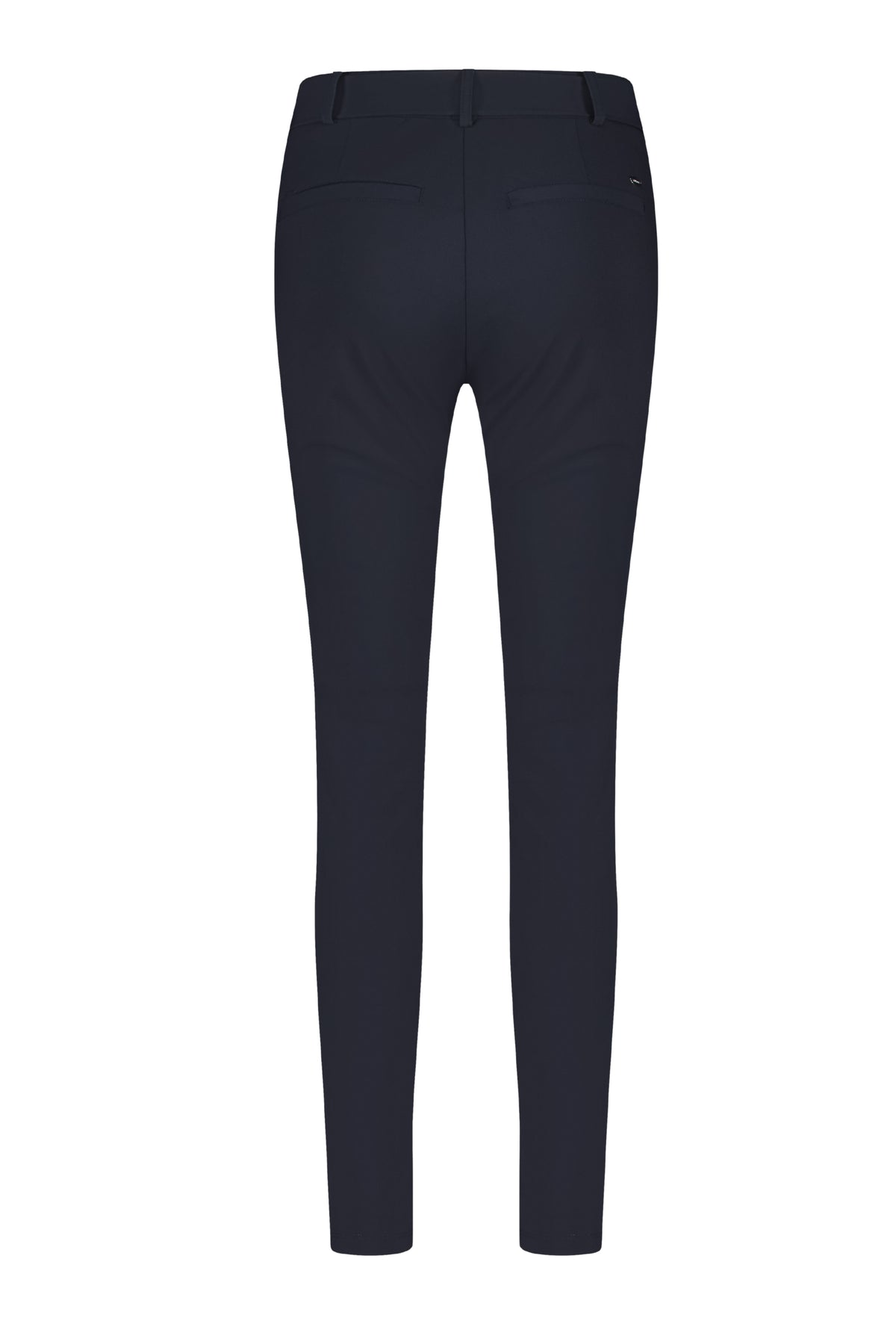 Blauwe travelbroek Lady Day Tokyo L06-475-0630 met comfortabele pasvorm en stijlvolle uitstraling, gedragen door een model.