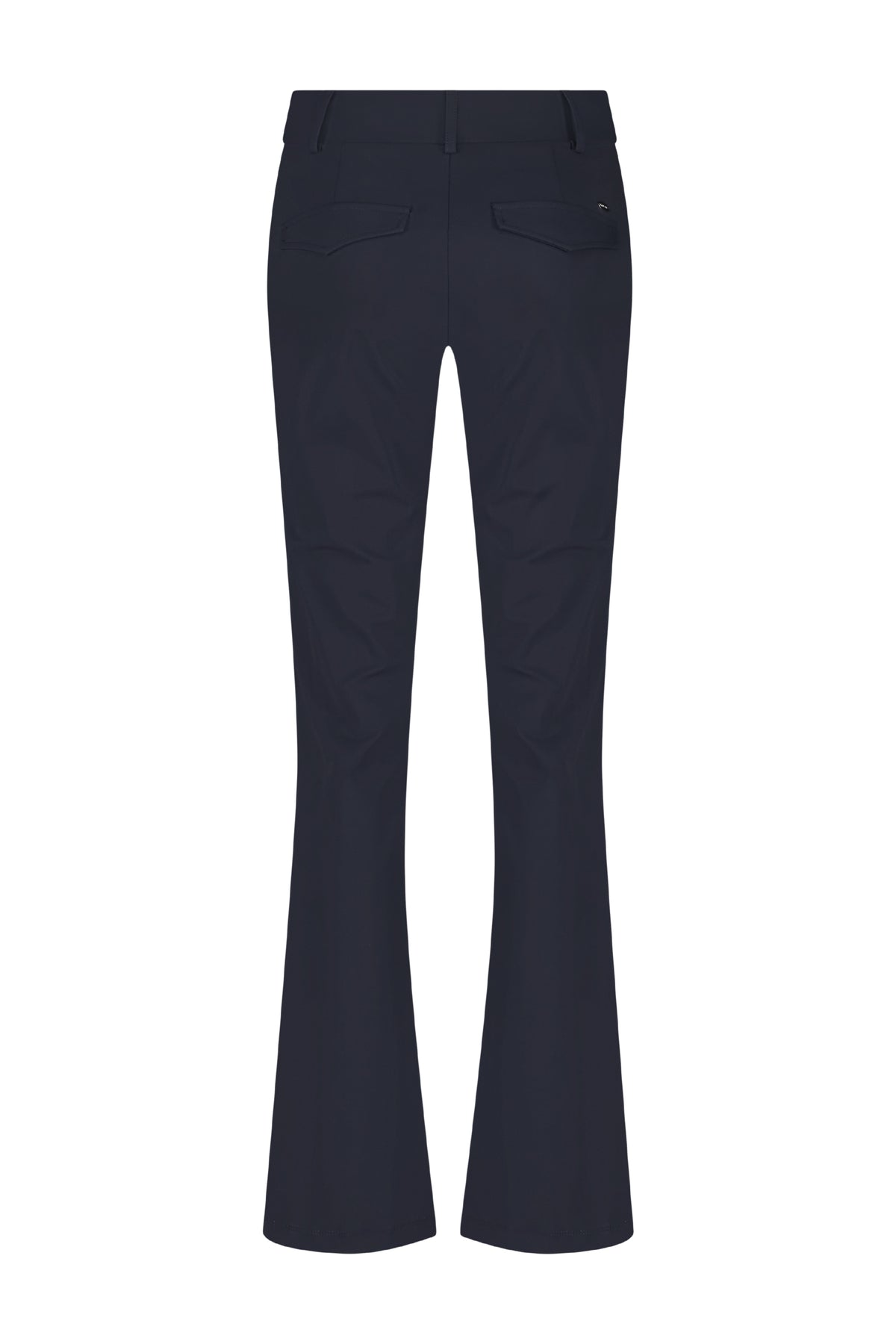 Ladylady Day reisbroek Poppy blauw, lichte stof, comfortabel en stijlvol voor reizen en dagelijks gebruik.