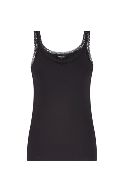 Travel Top Lacy Black L21-275-0060