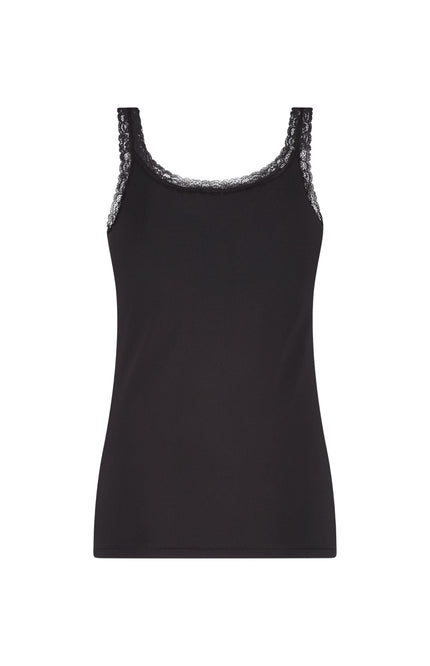 Travel Top Lacy Black L21-275-0060