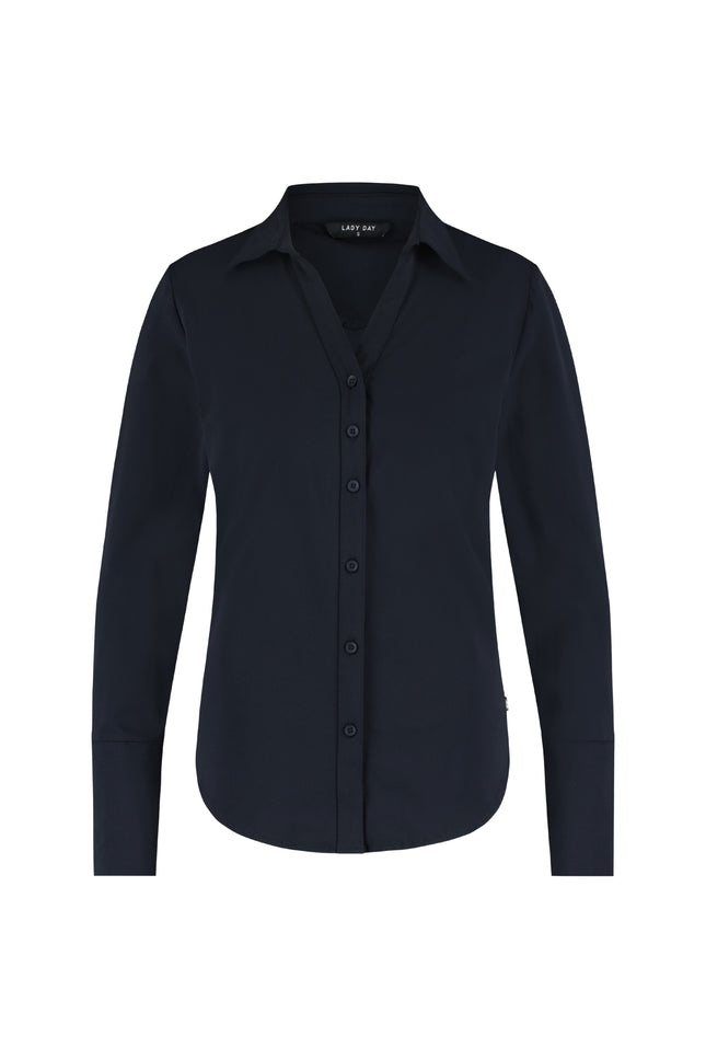 Travel Blouse Suzy Blue L27-375-0011