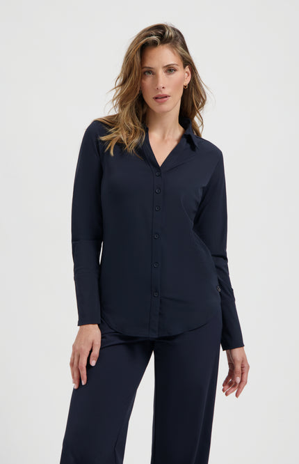 Travel Blouse Suzy Blue L27-375-0011