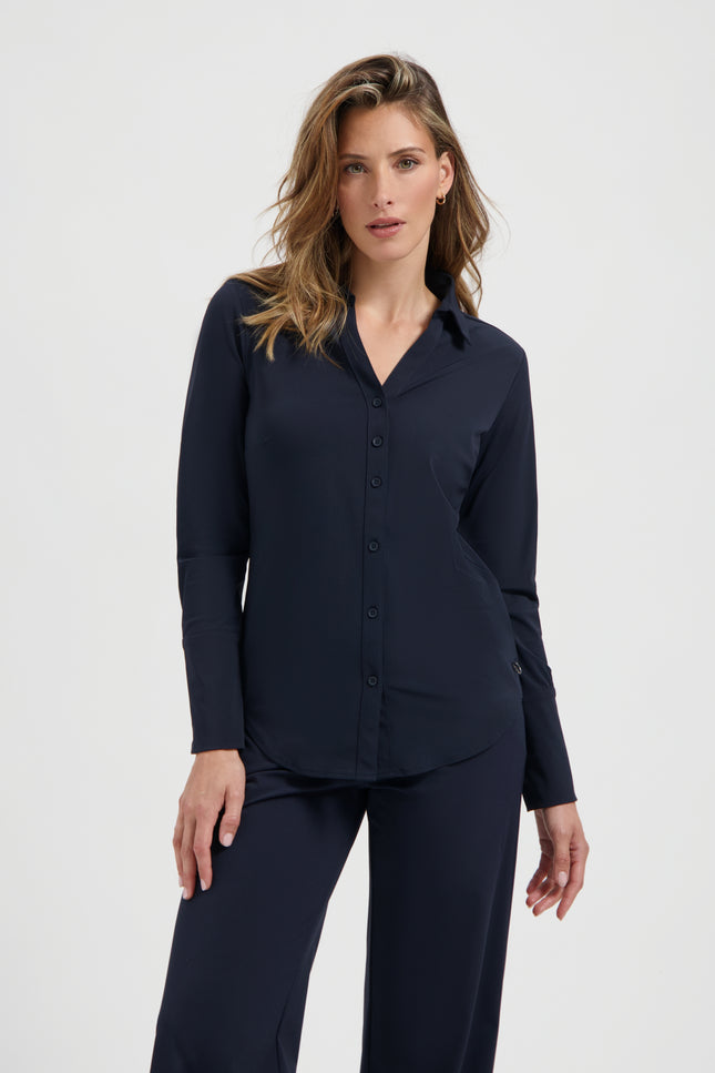 Travel Blouse Suzy Blue L27-375-0011