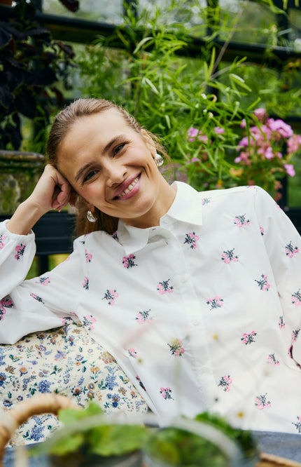 Blouse Fqleila Star Offwhite Wild Orchid 207433