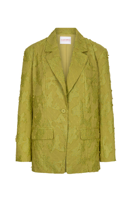 Studio Amaya Blazer Mio Green Stretchshop.nl