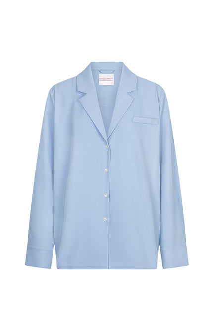 Studio Amaya Blazer Noomi Light Blue Stretchshop.nl