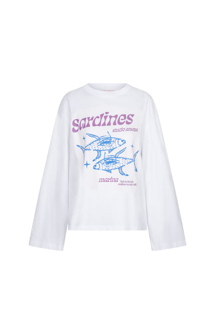 Studio Amaya Top Sardines White Stretchshop.nl