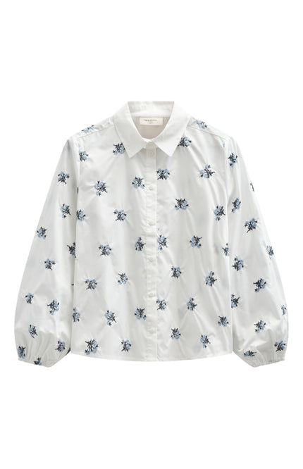 Blouse Fqleila Star Offwhite Vista Blue 207433