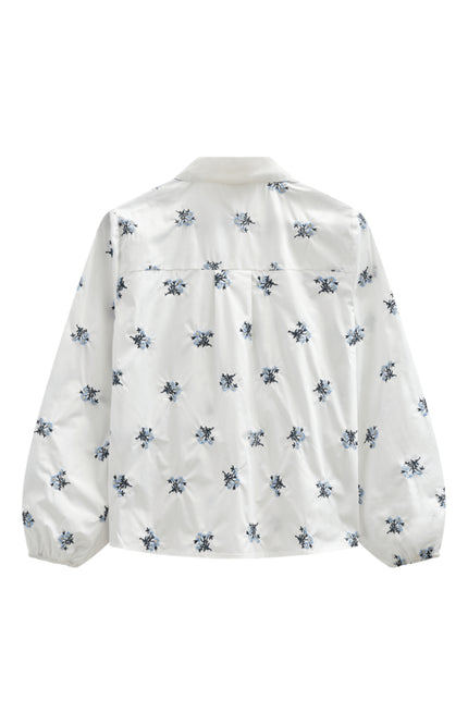 Blouse Fqleila Star Offwhite Vista Blue 207433