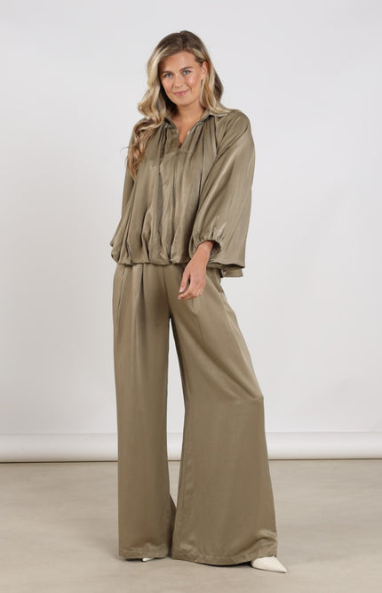 Nukus Jacket Jolijn Army NKS13095 Stretchshop.nl