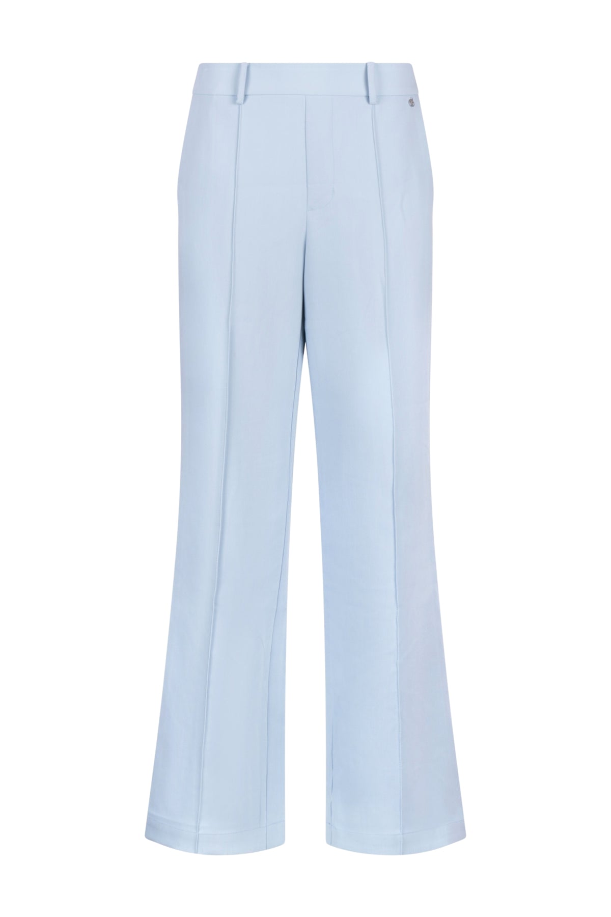 Nukus Jill Cloudy broek met losse pasvorm en elastische taille, zichtbaar in de afbeelding.